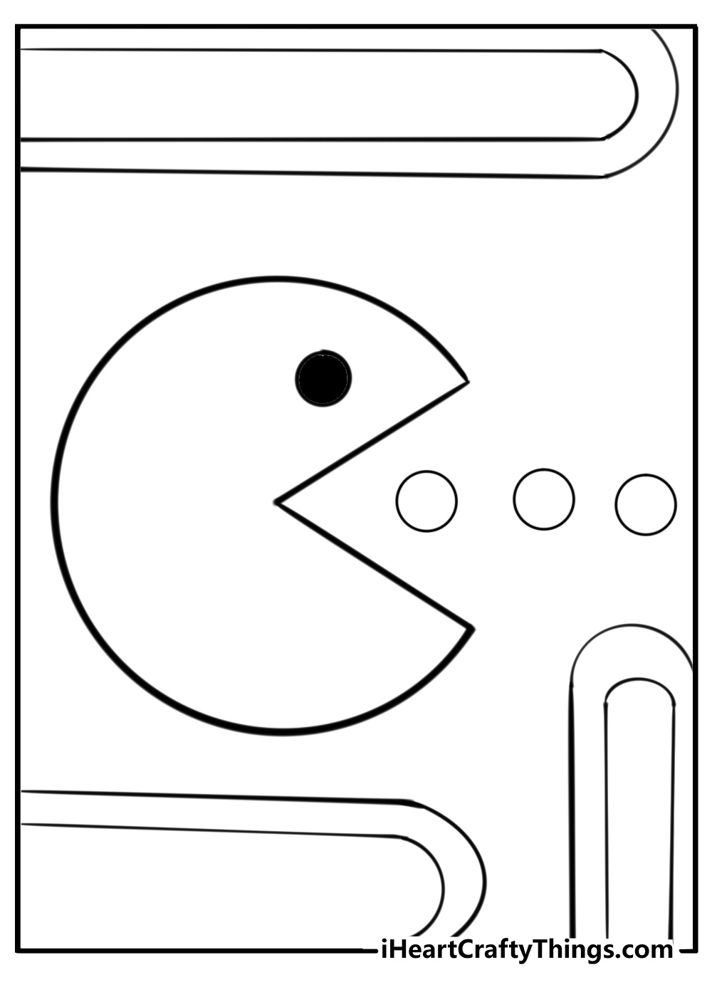 Pac Man Printable Template Pac Man Printable Template