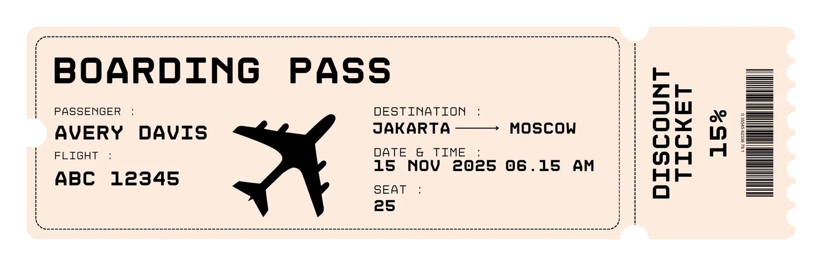 Customizable Free Printable Boarding Pass Template Customizable Free Printable Boarding Pass Template