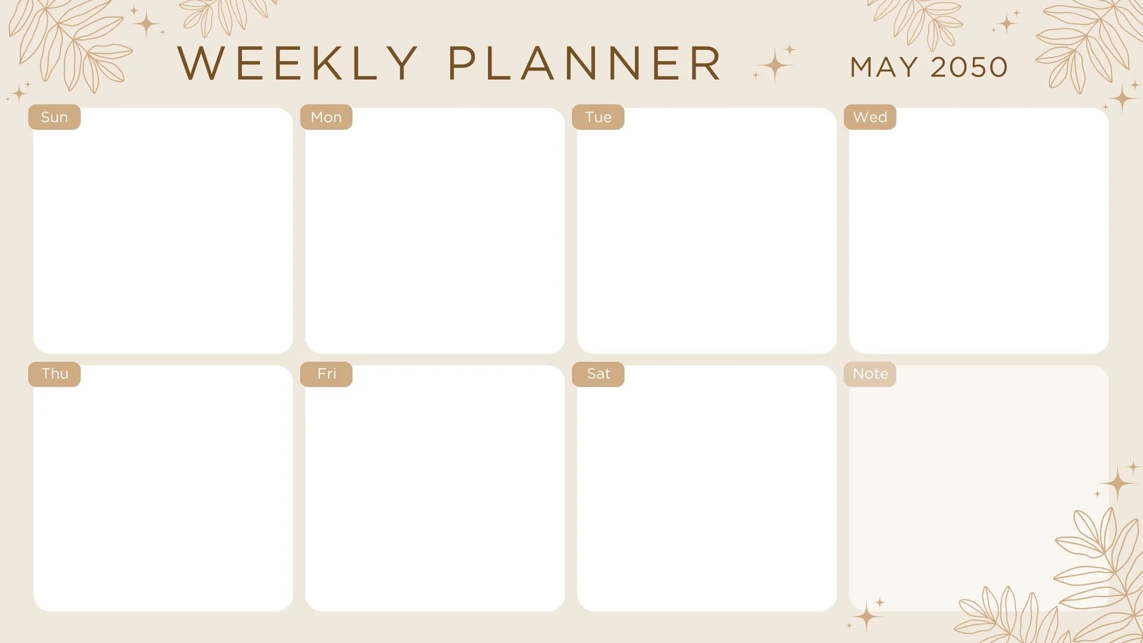 Cute Printable Weekly Planner Template Cute Printable Weekly Planner Template
