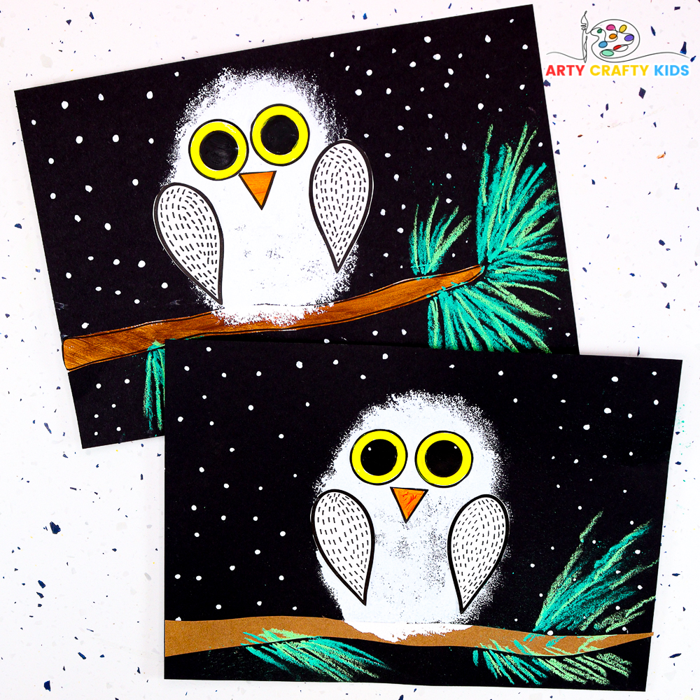 Snowy Owl Template Printable